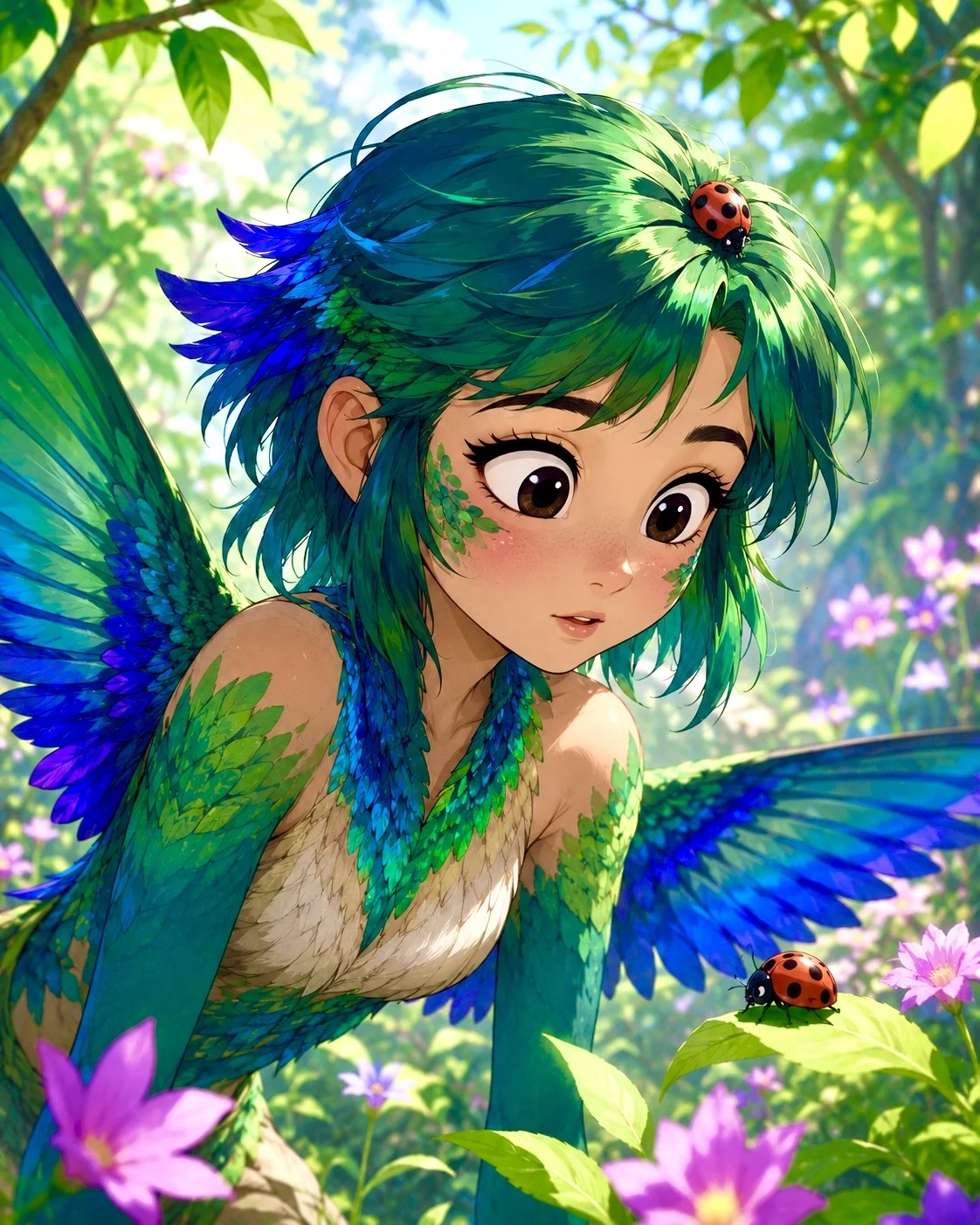 Diamond painting Alita Colibrí · Colección NEDEKA