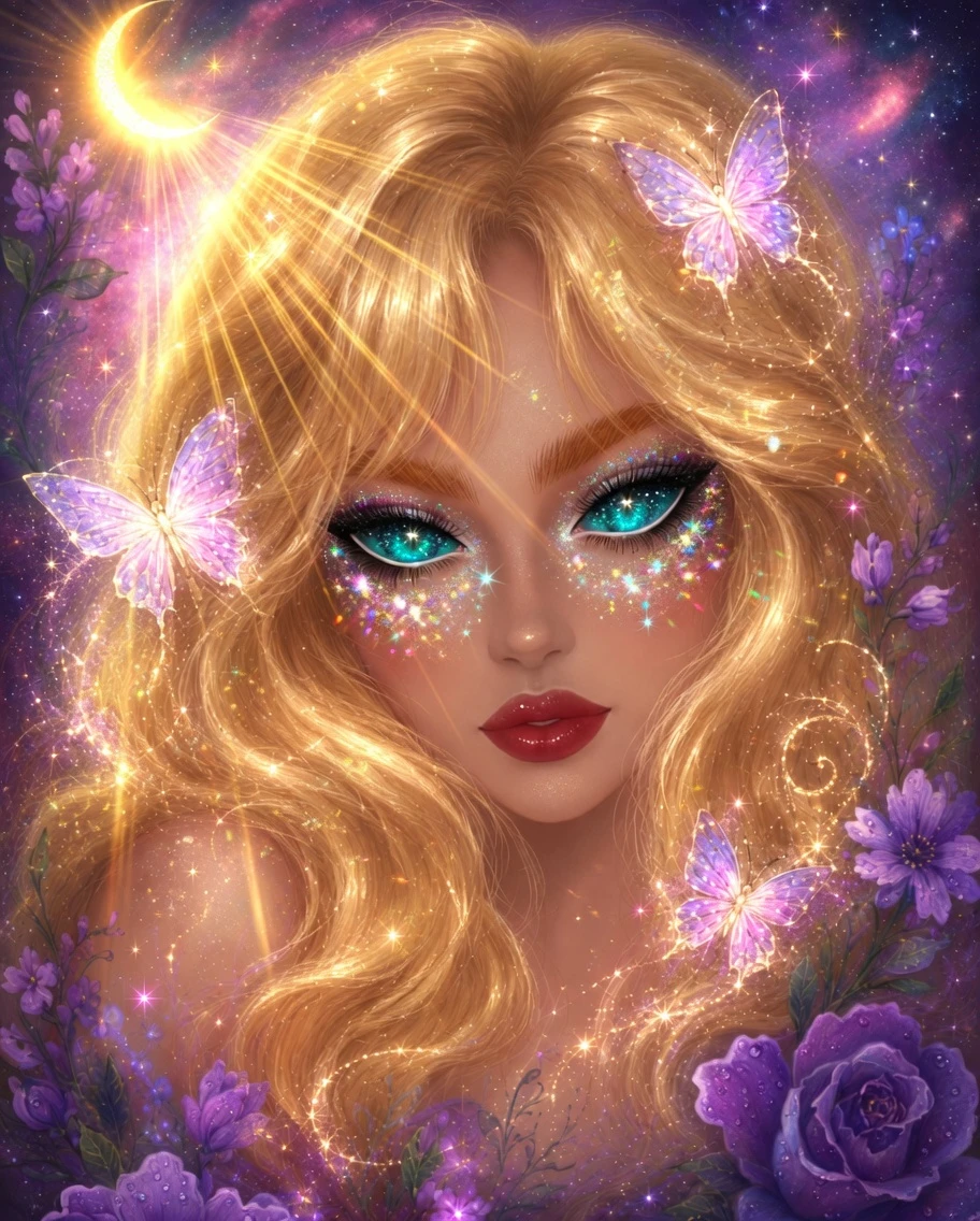 Diamond painting aura angelical Lady Aura Art