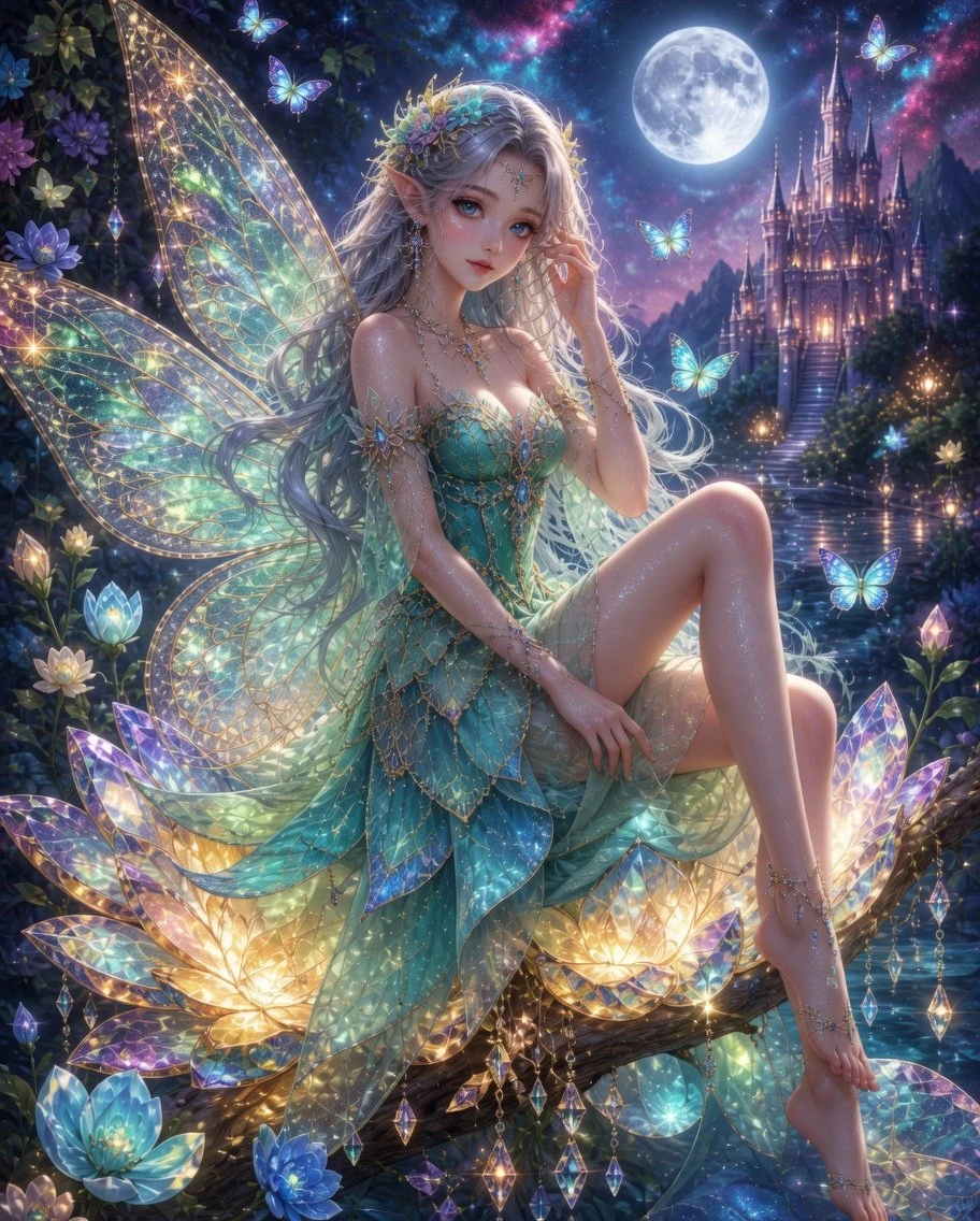 Diamond painting hada de los cristales Lady Aura Art