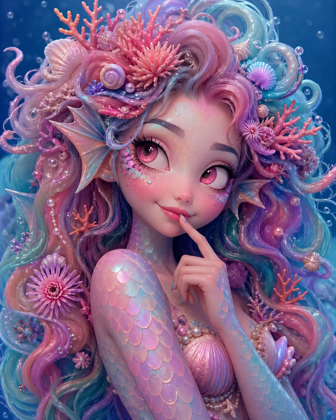 Diamond painting Sirena Nexralia · Colección NEDEKA