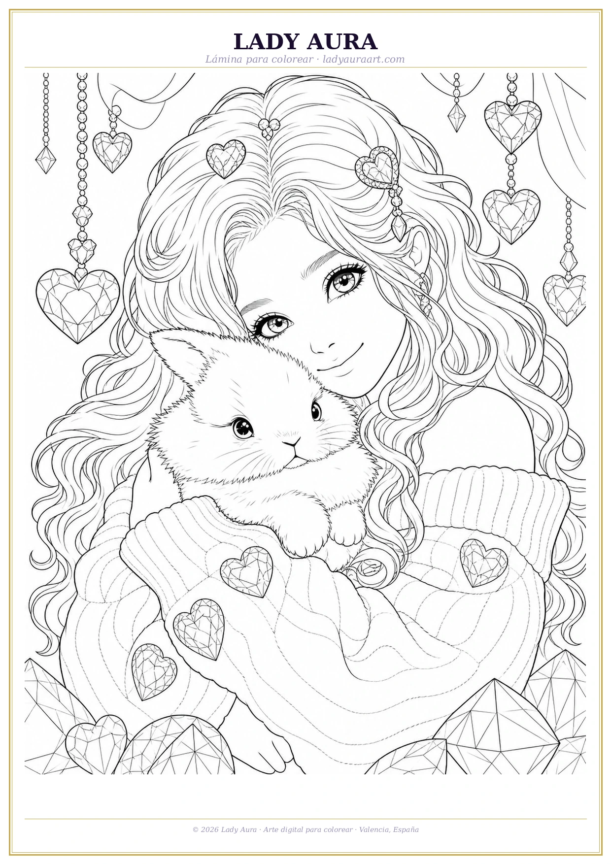 Aries line art para colorear